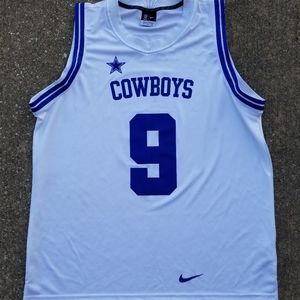 Official Tony Romo Dallas Cowboys bball jersey